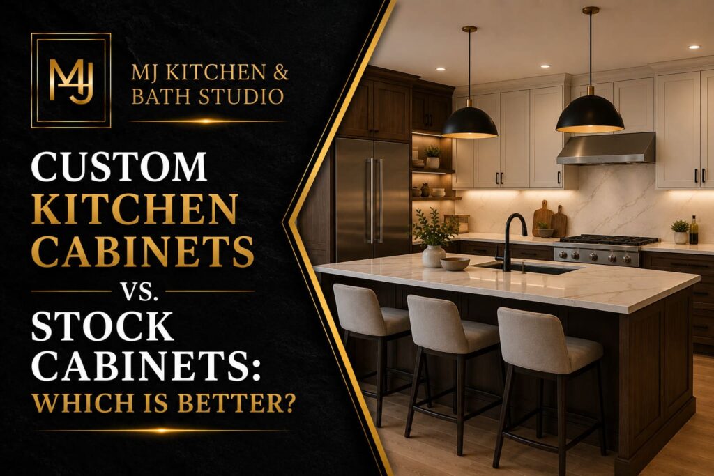 Custom Kitchen Cabinets vs. Stock Cabinets: Which Is Better?