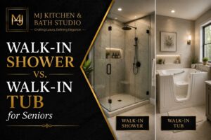 Walk-In Shower vs. Walk-In Tub for Seniors 